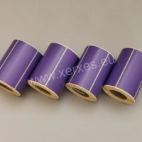 Termoetikety 100 x 50 mm fialové