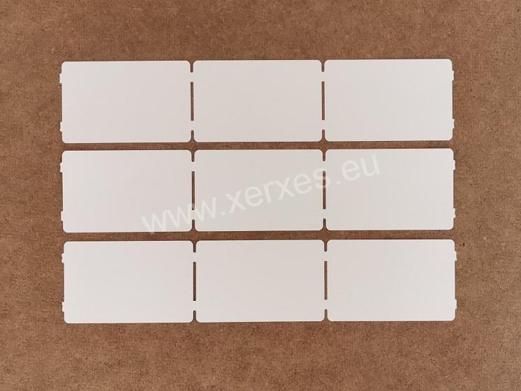 Parkovací termolístky 54 x 86 mm s můstky